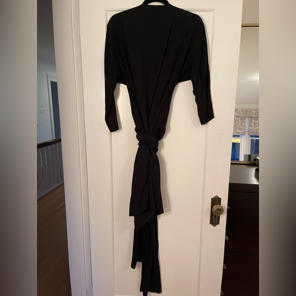 Gorgeous Maje Black Wrap Dress